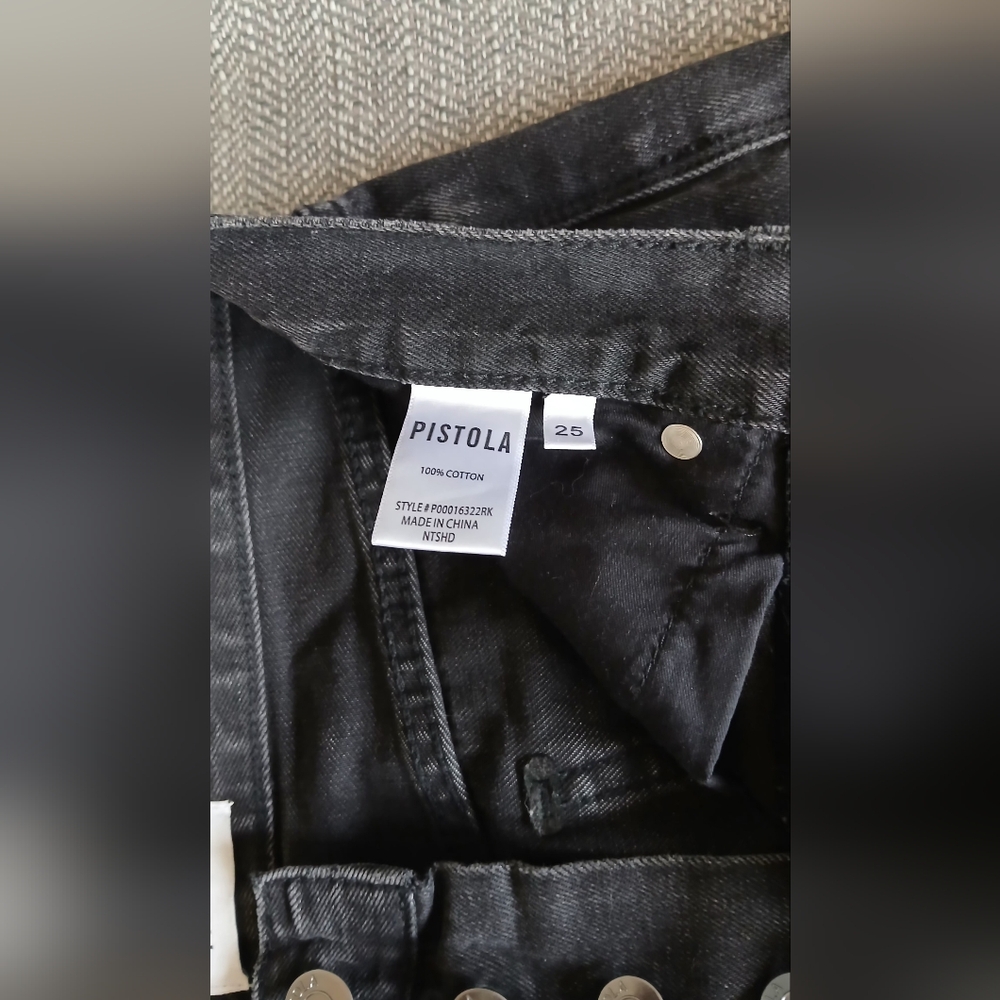 Pistola Cassie Super High-Rise Straigh Jeans. Size 25. - Picture 8 of 9